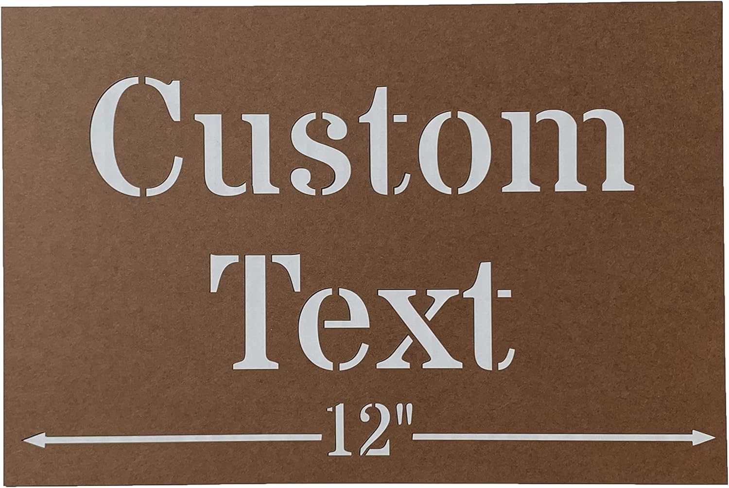 Large Custom Stencils Enter Your Own Text Stencil