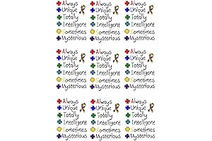 Show Your Support with Autism Awareness Heat Transfers for Light-Colored Fabrics