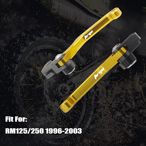 Miniatura 5 de TIRGE Motocicleta CNC plegable pivote embrague freno palanca manija para RM125 RM250 RM 125 250 1996 1997 1998 1999 2000 2001 2002 2003 (l60r06)