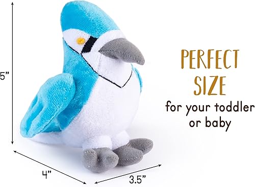 Miniatura 7 de Audubon - Juego de 4 pÃ¡jaros de peluche de Audubon  Juego de 4 pÃ¡jaros parlantes  Aves de peluche con sonido autÃ©ntico  Incluye 4 pÃ¡jaros