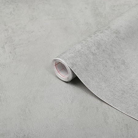 d-c-fix Pellicola Adesiva per mobili Pietra grigio PVC plastica vinile impermeabile decorativa per cucina, armadio, porta carta rivestimento 45 x 200 cm