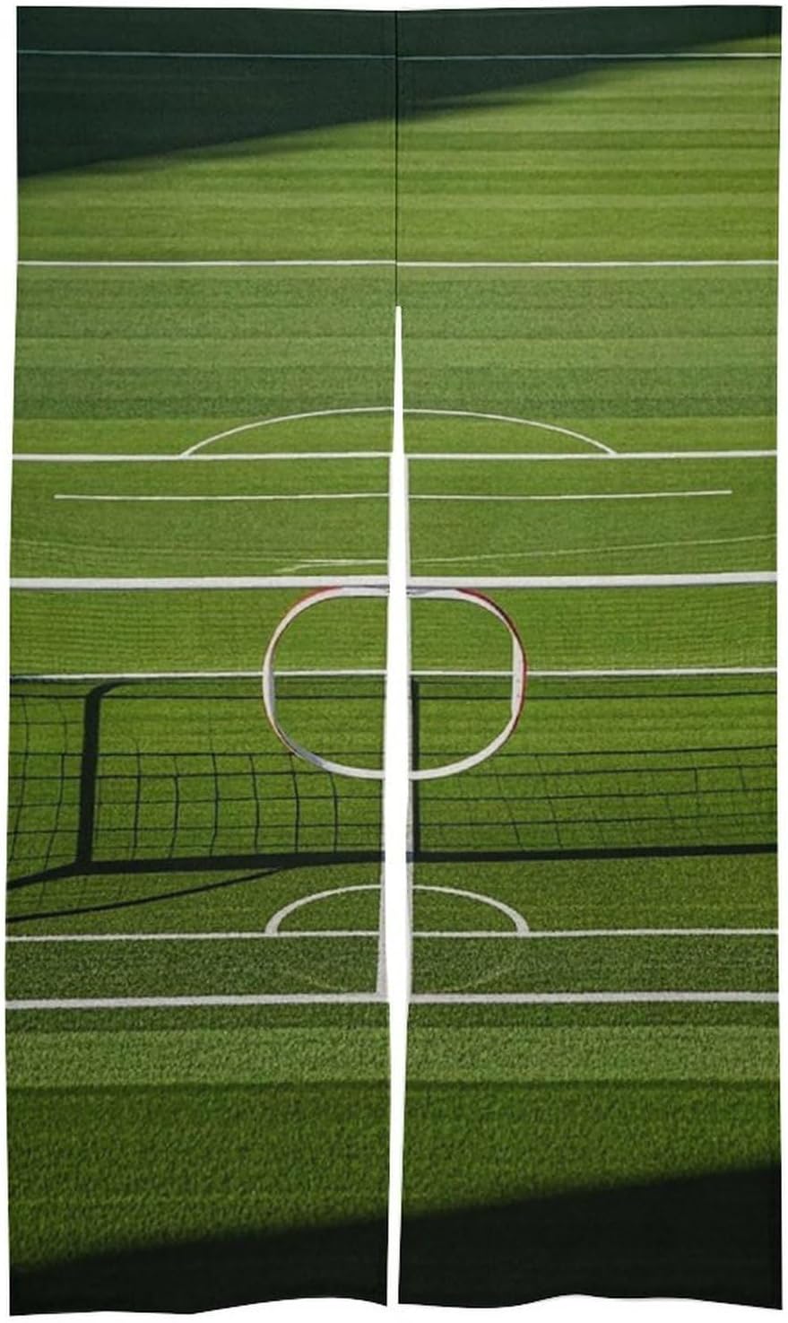 Football Goal Post Sports Area Door Cover Curtain 57 X 17 Inches,Split Doorway Curtain Soft and Durable Doorway Curtain Tapestry for Home Room Decoration