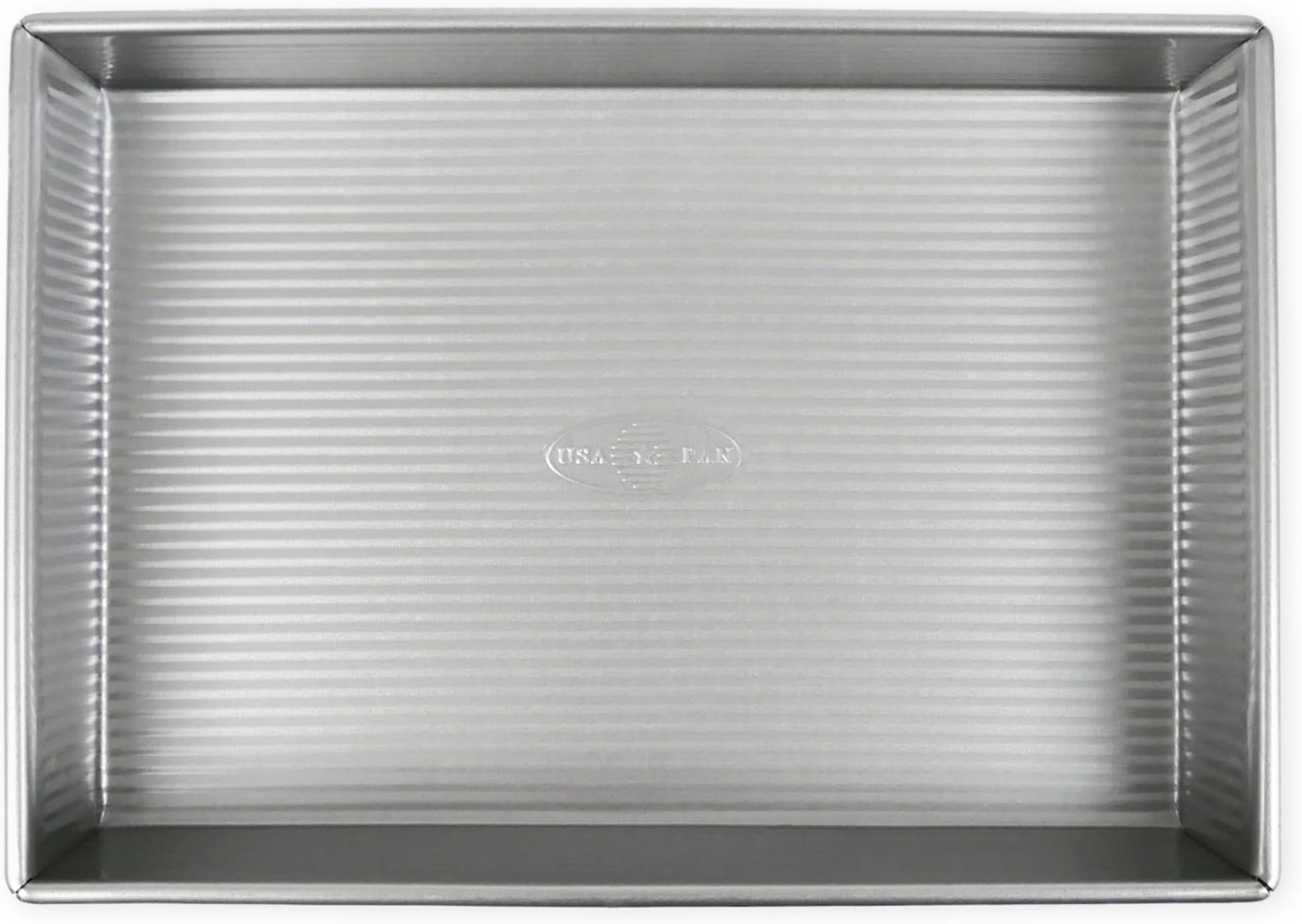 USA Pan Bakeware Rectangular Cake Baking Pan, 9 x 13 inch, Nonstick & Quick Release Coating, Aluminized Steel