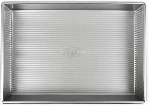 USA Pan Bakeware Rectangular Cake Baking Pan, 9 x 13