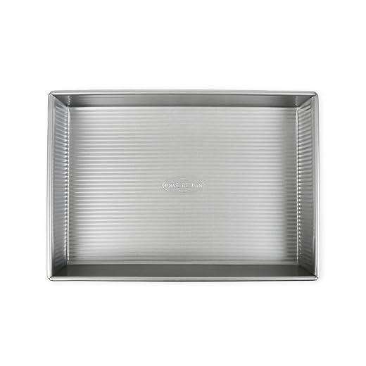USA Pan Bakeware Rectangular Cake Baking Pan, 9 x 13 inch, Nonstick & Quick Release Coating, Aluminized Steel