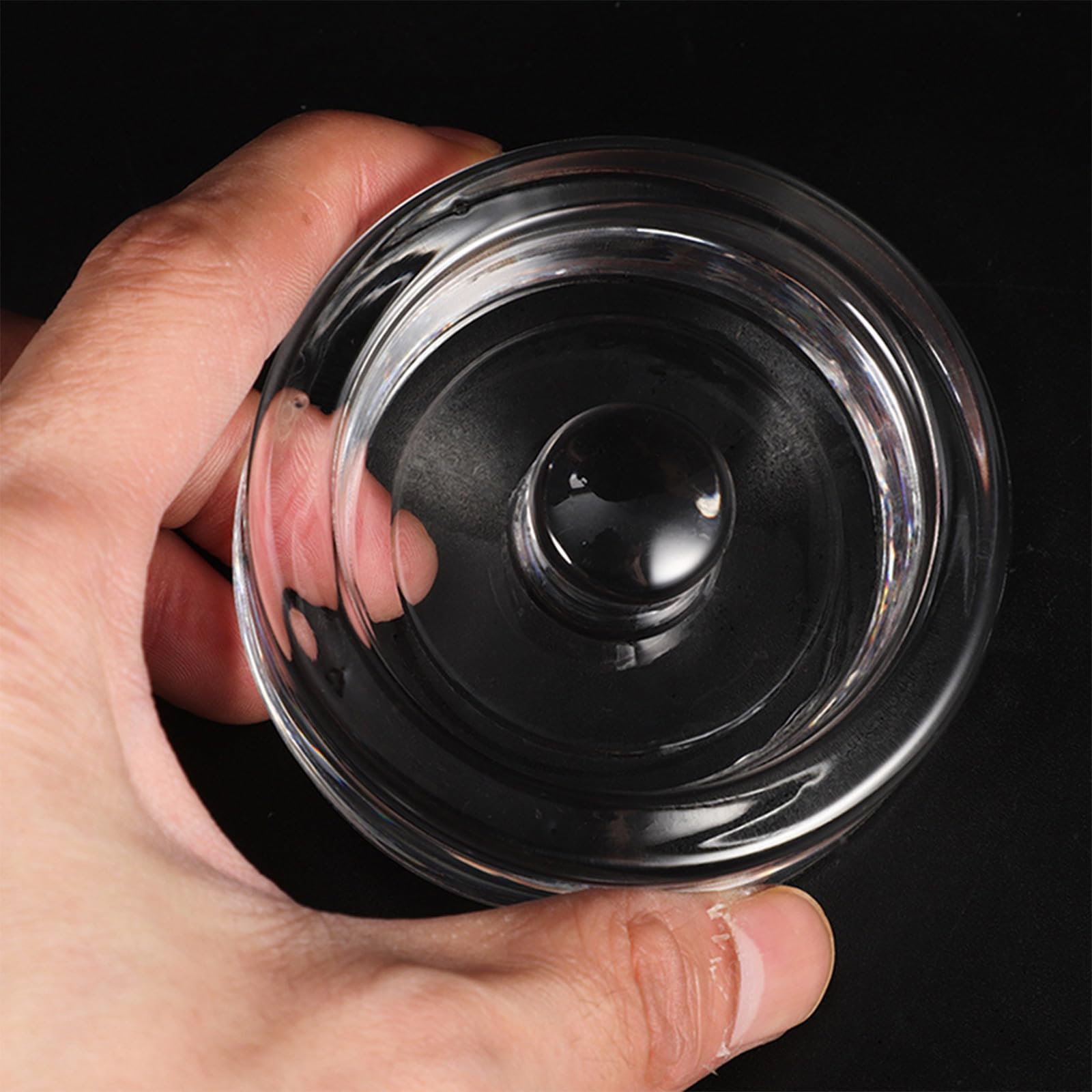 CLISPEED 2 Stück Gärgewichte aus Glas zum Fermentieren mit Breiter Öffnung Kompakt und Tragbar Einfach zu Benutzen für Glasgefäße im Haushalt