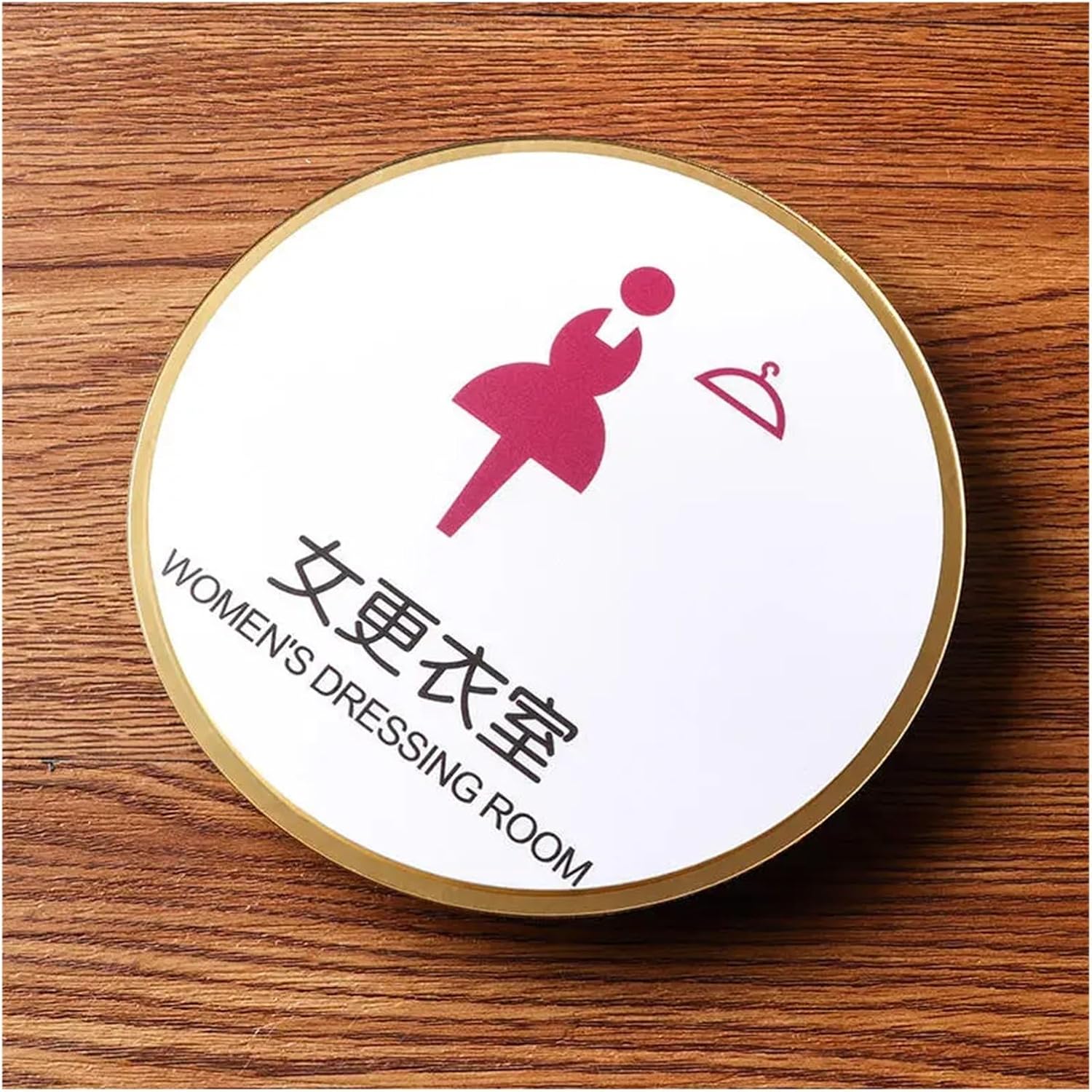 トイレサイン アクリル製 WC 男性用・女性用 トイレドアプレート バスルームサイン