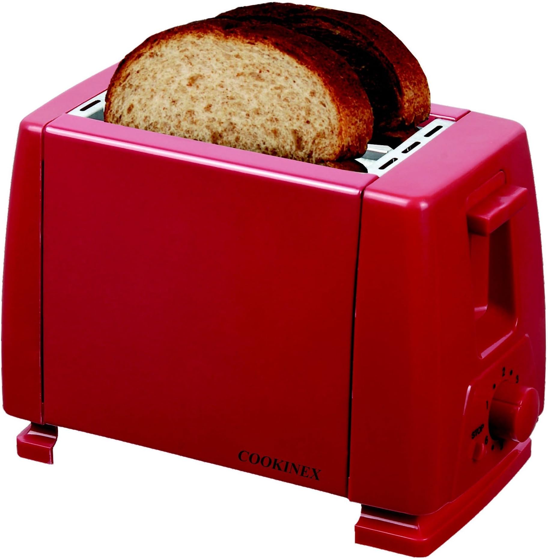 Cookinex ED-326/R 2 Slice Toaster Red