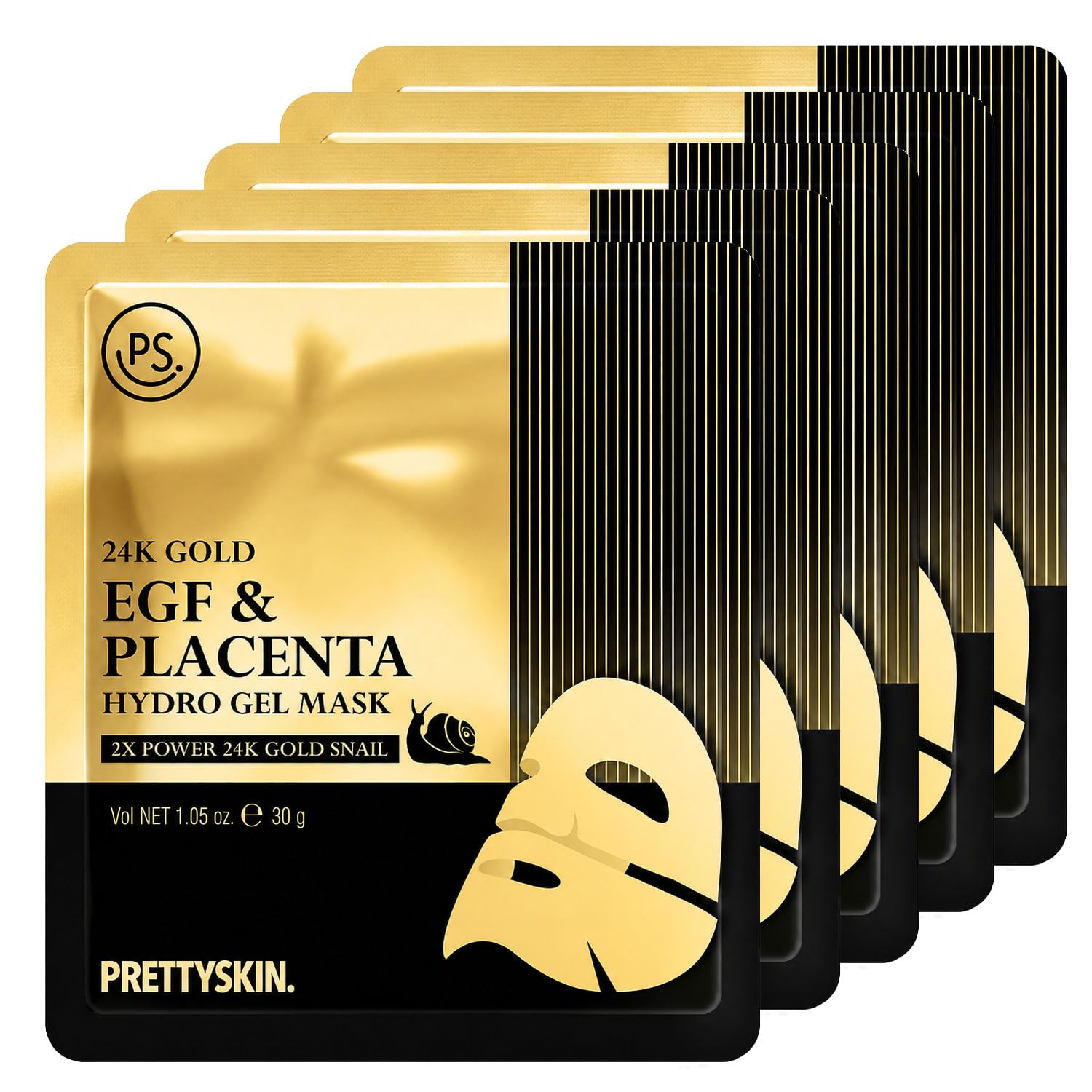 パック・フェイスマスク 24k gold mask Amazon.co.jp: PRETTYSKIN 24Kゴールド ハイドロゲルフェイスマスク 5
