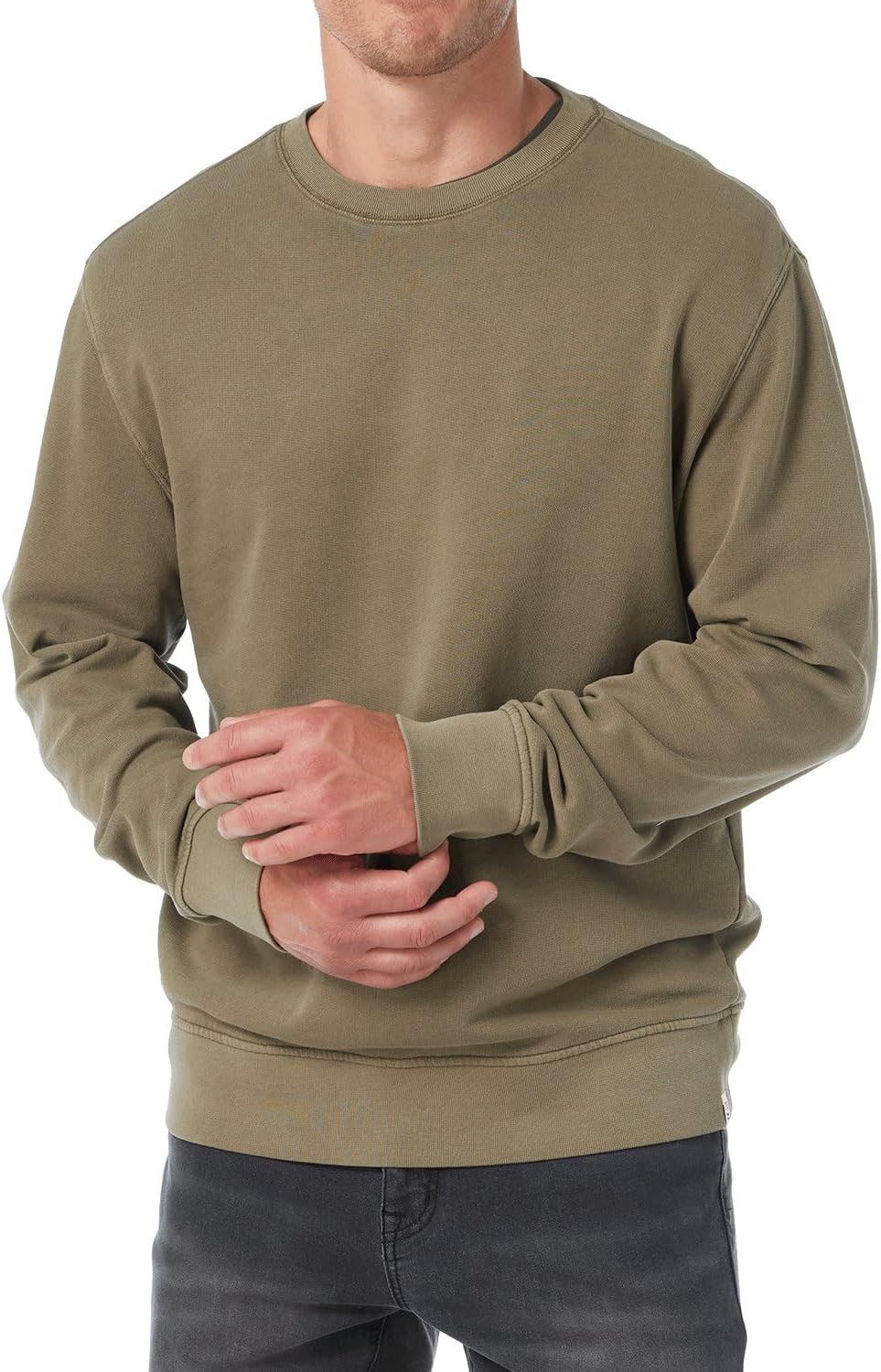 Fair Harbor The Saltaire Crewneck –– Men's Relaxed Long Sleeve Sweatshirt (without Logo) - Image 5