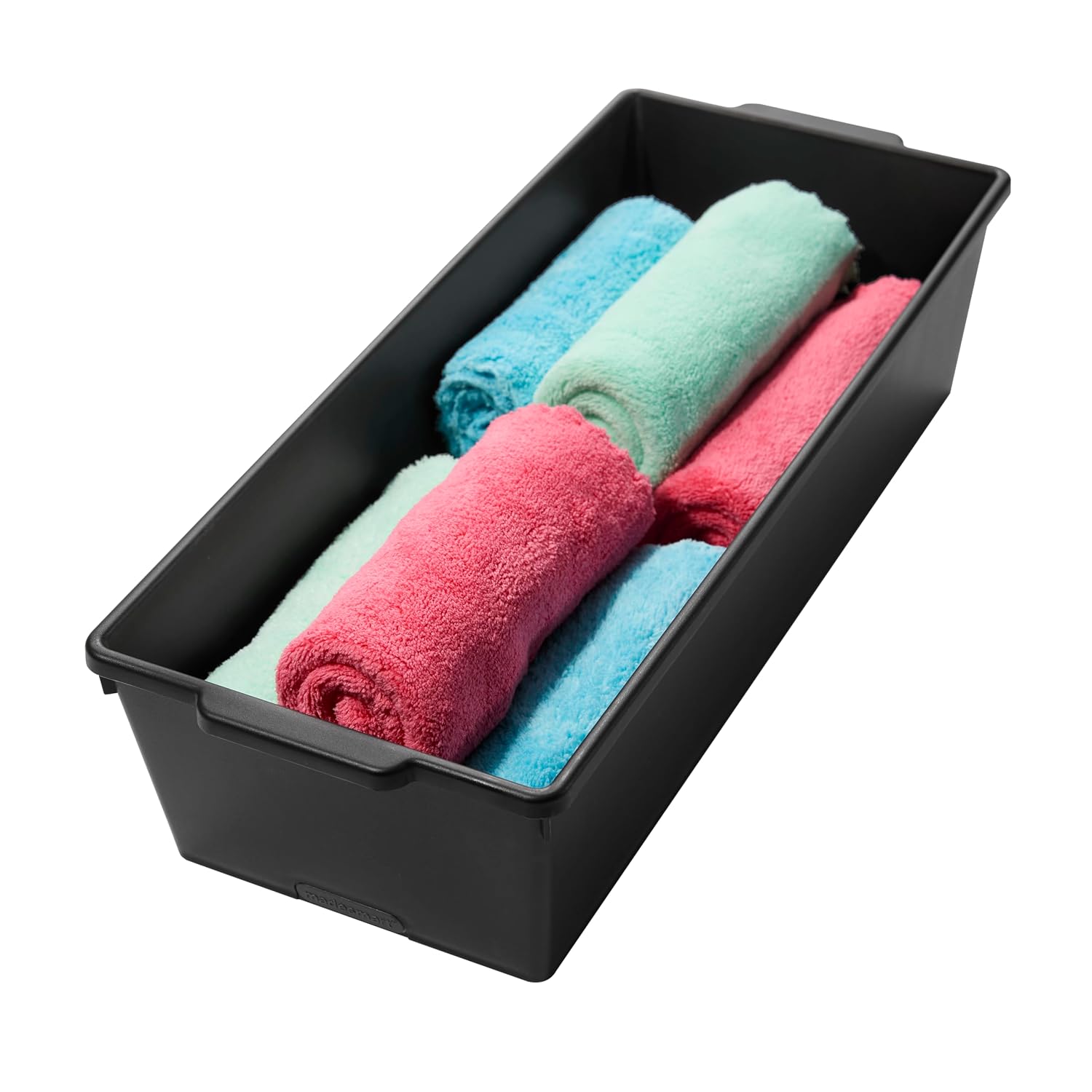 madesmart Classic Large Deep Storage Bin, Granite