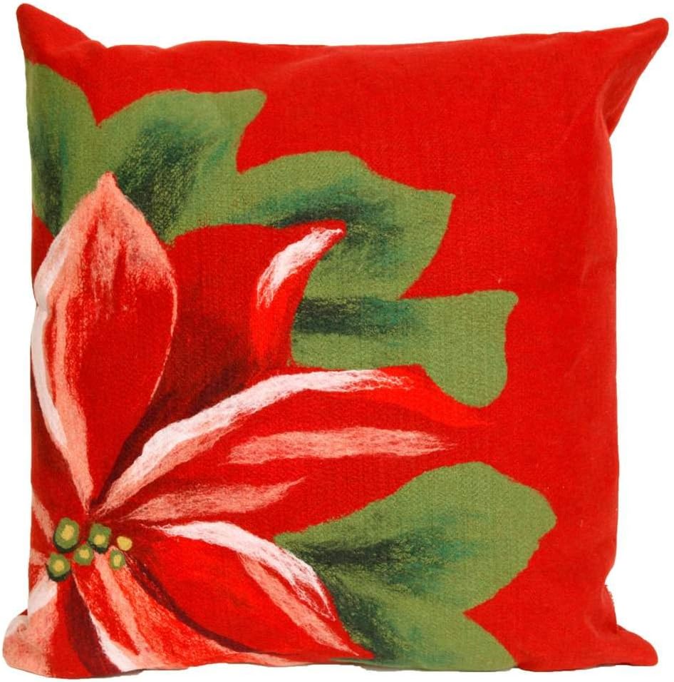 Liora Manne Visions II Ginger Boy Indoor/Outdoor Pillow, 20" X 20" Square, Brown