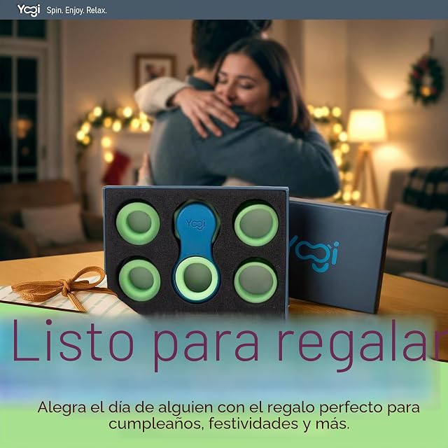 Foto 7 de 7 de Yogi Juguete antiestrés, hilanderos para Adultos, Alivio de la ansiedad, ADHD, Add y Autismo