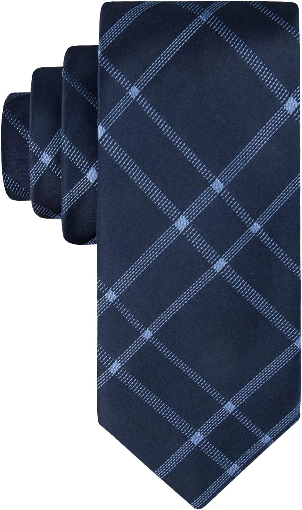 Men’s Navy Blue Solid and Pattern Neckties – Ties for Work, Weddings & Formalwear (Standard and Extra Long)