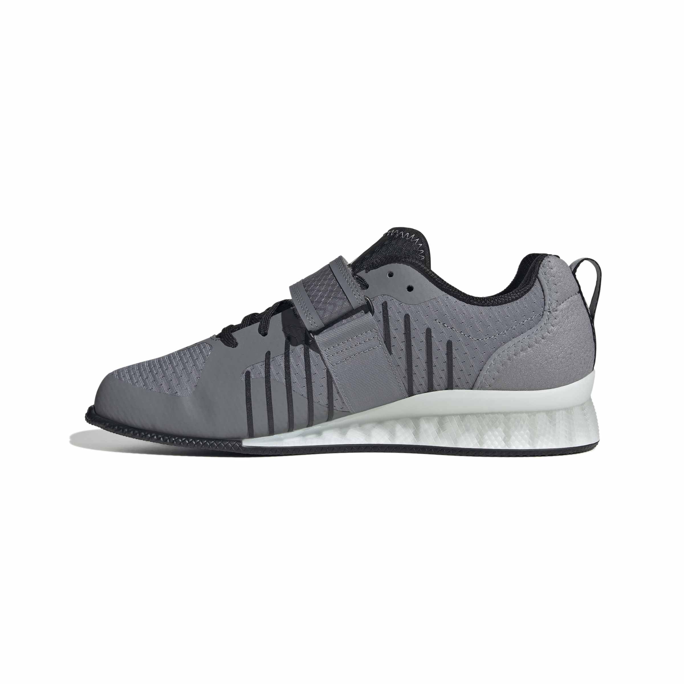 adidas Unisex Adulto Adipower Weightlifting 3 Shoes, Grey/Carbon/Core Black, 45 1/3 EU