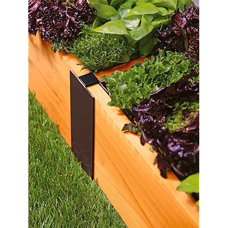 Elevated Lifetime Garden Bed with Enduring Inline Connectors