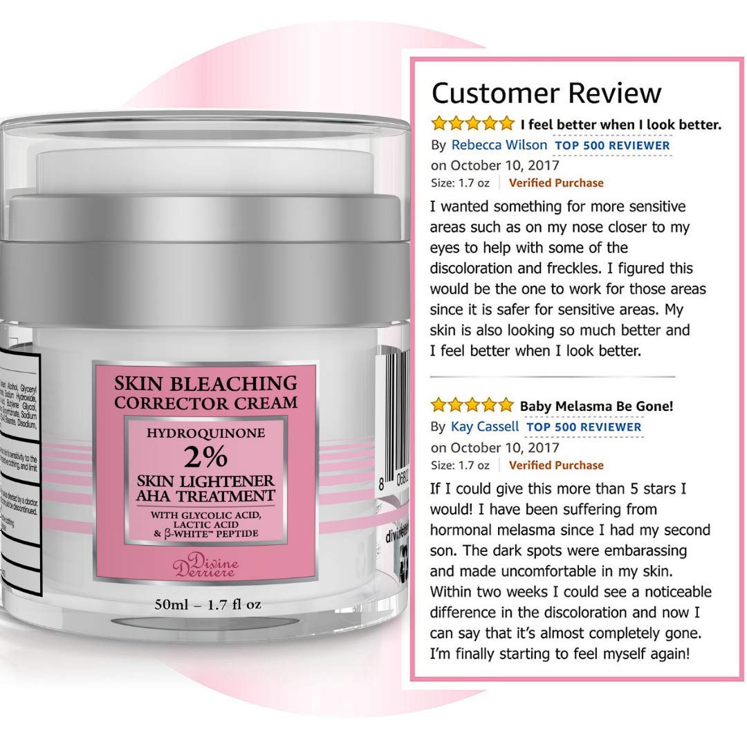 Buy Divine Derriere Skin Lightening 2 Hydroquinone Bleaching Cream