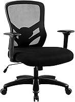 Vista 8 de YFO Big and Tall Office Chair 500LBS - Computer Desk Chair with Adjustable Lumbar Support, Heavy Duty Ergonomic Mesh with 360 Rotation 4D Arm and