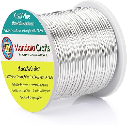 Alambre de aluminio anodizado, de la marca Mandala Crafts, para elaboración de joyas o manualidades