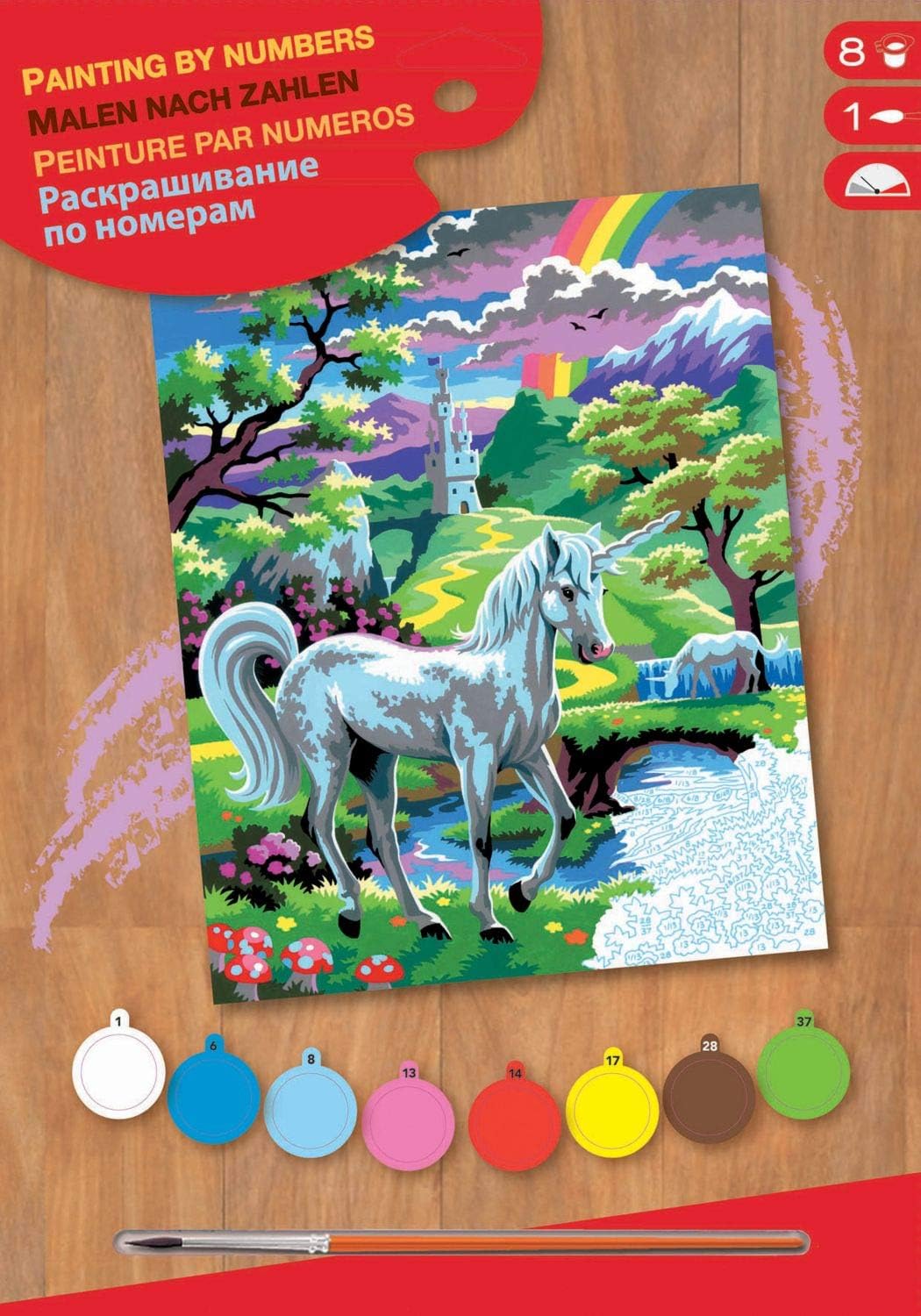 KSG Painting by Numbers Junior Unicorn 0124