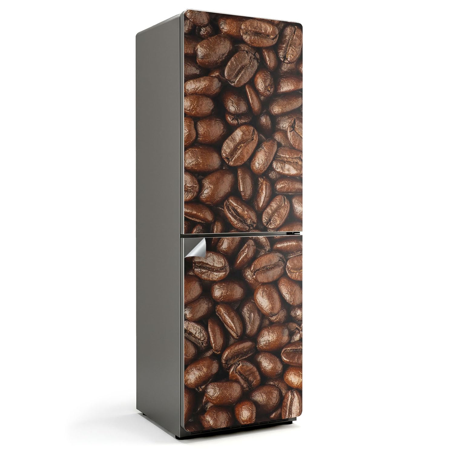 Autocollant frigo anti-rayure 60x190 cm café pour masquer les chocs