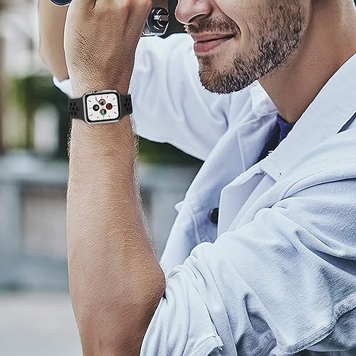 Miniatura 6 de Correas deportivas compatibles con correas de Apple Watch de 1.496 in 1.575 in 1.614 in 1.654 in 1.732 in 1.772 in 1.811 in 1.929 in, correa