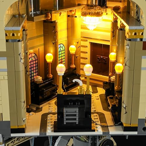 Miniatura 4 de BRIKSMAX Kit de iluminación LED para LEGO-76417 Gringotts Wizarding Bank - Compatible con Lego Harry Potter Juego de construcción - No incluye juego