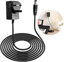 12V Power Adapter for Yamaha Keyboard, DC/AC 12V 2A Power Supply Charger for PSR DGX YPG YPT DD, EZ, P Series Electronic Piano, 2m Cable