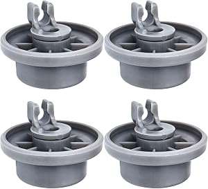 165314 Dishwasher Lower Rack Wheels Compatible with Bosch Dishwasher Lower Rack Roller Replacement Parts 00165314, 00420198, 420198, 423232, AP2802428, PS3439123 (4Pcs)