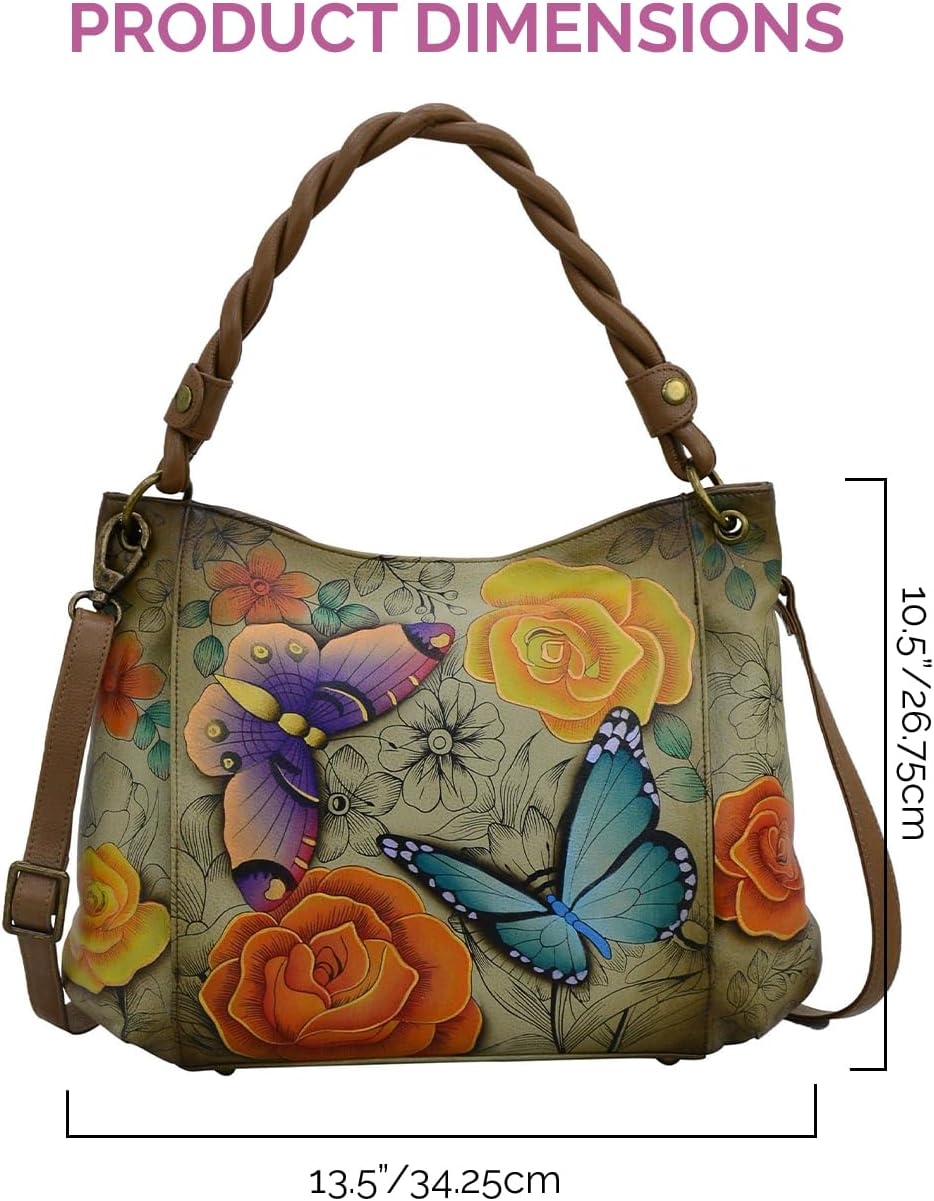Anna By Anuschka Womens Medium Slim Shoulder Bag