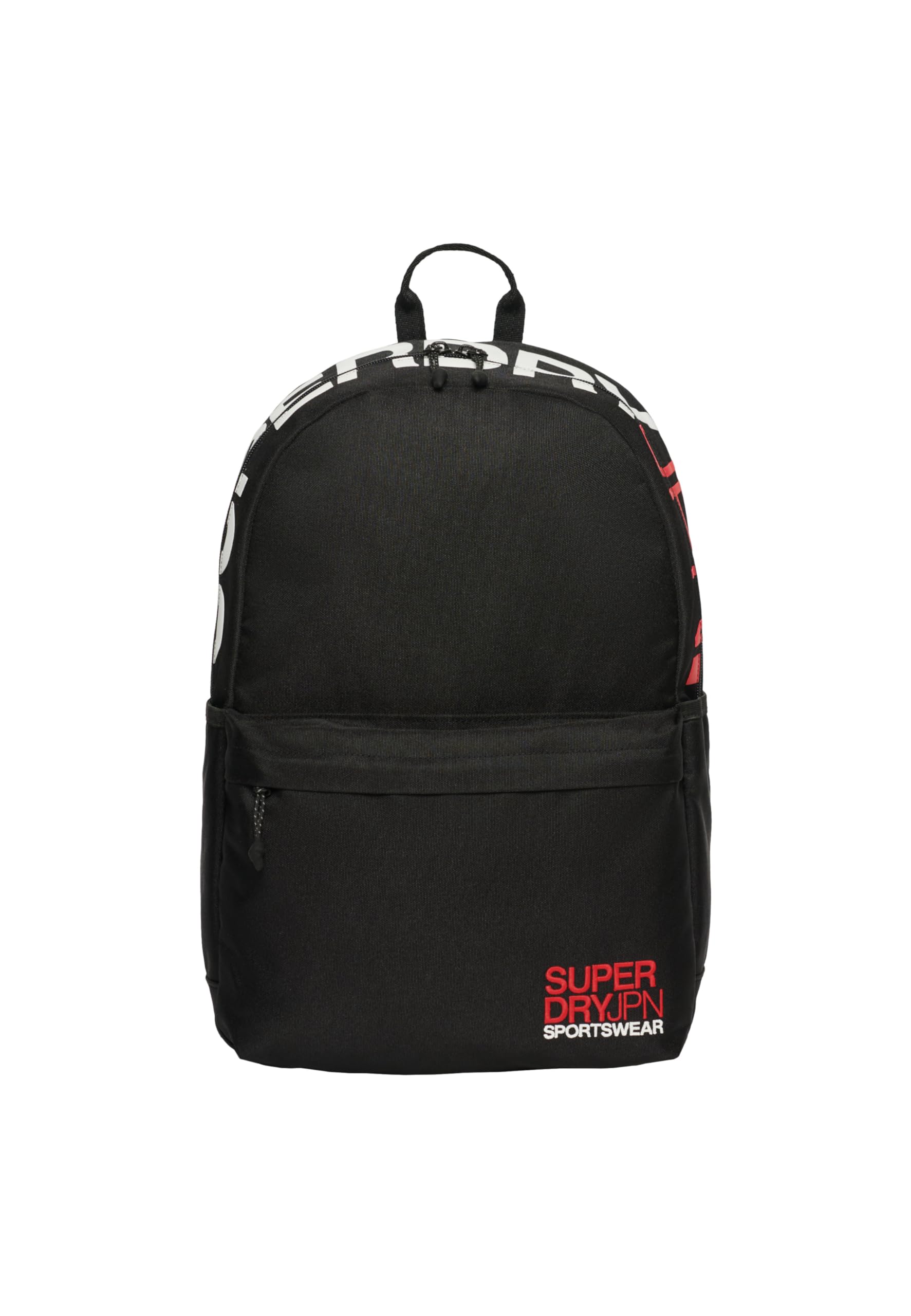 Superdry Women's Black Embroidered Logo Backpack Laptop Compartment - Backpacks - One Size - Bags