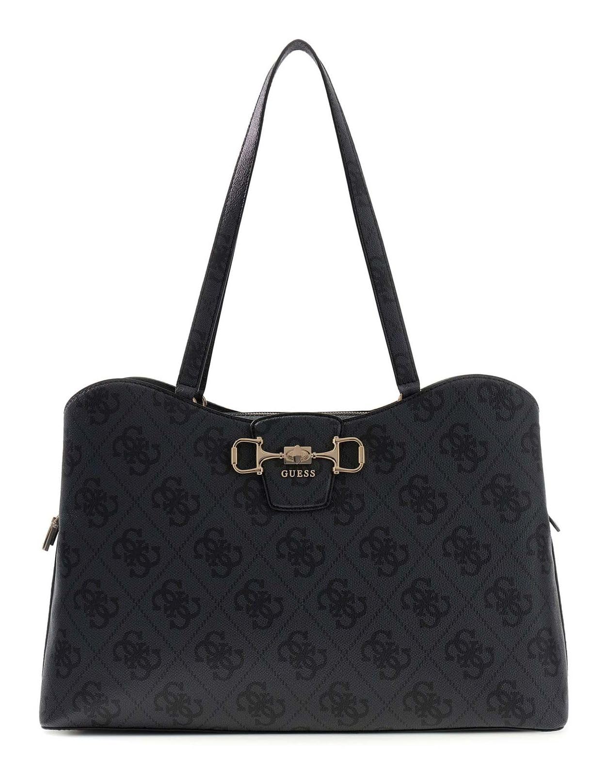 Sac cabas Janie GUESS anthracite grand format style shopper