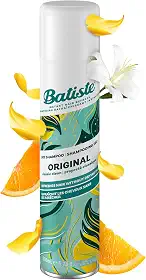 Batiste Shampoo a Seco Original 200ml - Remove Oleosidade, Refresca Rápido, Com Queratina, Livre de Sulfatos, Aroma Cítrico de Laranja e Bergamota, Cheiro Limpo e Refrescante - Produto Leve para Cabelos!