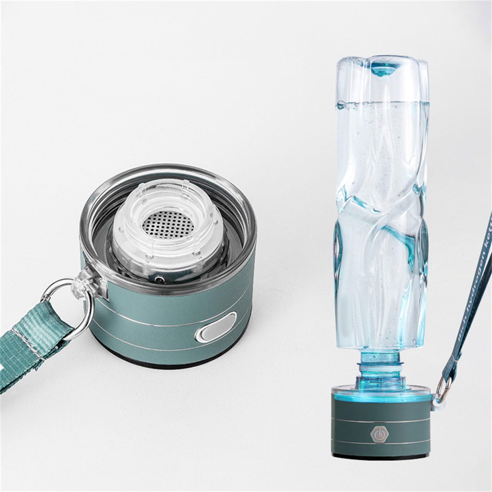 Generador de botellas de agua de hidrógeno que potencia la salud ionizadora, botella de agua de hidrógeno de 1,5 L, revitaliza tu agua