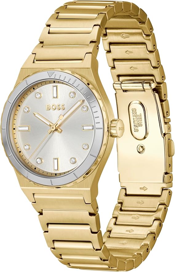 Boss Watch with Three Hands Quartz Movement for Women Collection