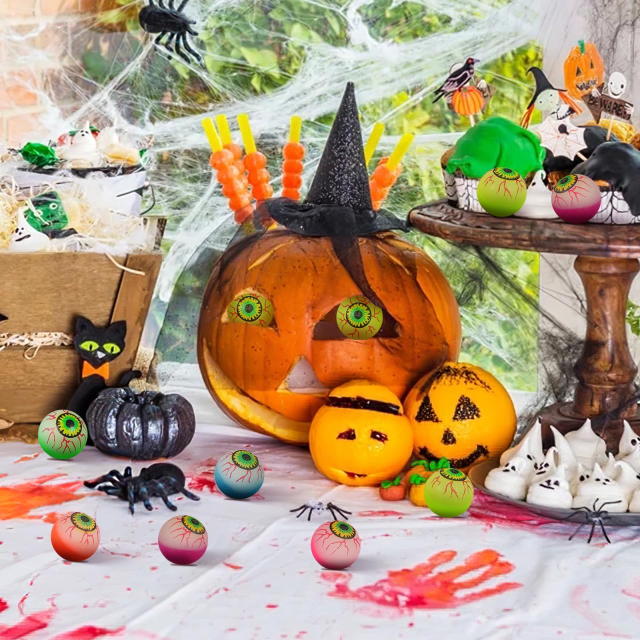 かぼちゃ ハロウィンの目玉！横に45cmぐらい ハロウィンのかぼちゃ 斜め横 CGイラスト - No: 22118794｜無料