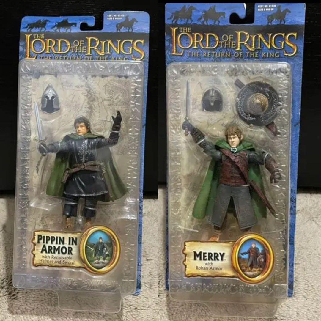 新品未開封『メリー＆ピピン』2体セット ロードオブザリング アクションフィギュア LOTR セレクト/ ロードオブザリング シリーズ7: メリー＆ピピン