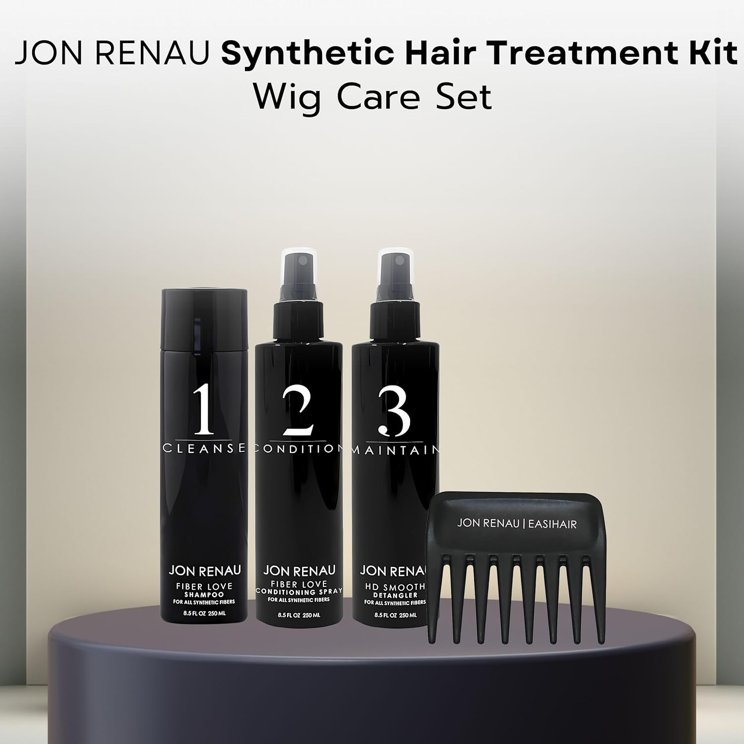 Jon Renau Synthetic Hair Treatment Kit - 4pc Kit - Synthetic Wigs Care Products 6.38 Fl Oz (Pack of 4) image 2 of 8 B071GVJMKN