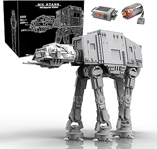 WLOXBKF 21015 Star Plan Toy MOC Movie Game Scale Motorized Walking Imperial Interior Walker Electric UCS All-Terrain Panzer Transport Toy Building Set(6919+ PCS)