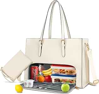 Amazon.com: KKXIU Lunch Tote Bag for Women 15.6 Inch Laptop