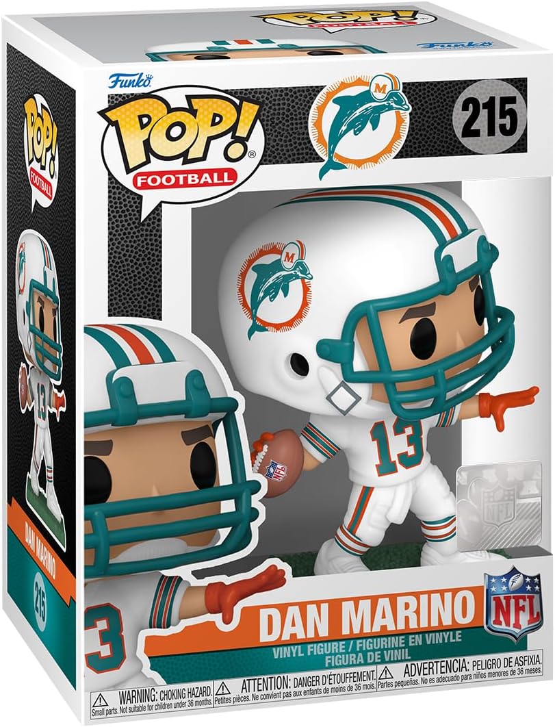 Funko POP! NFL: Legends - Dan Marino - (Dolphins) - Collectable Vinyl Figure - Gift Idea - Official Merchandise - for Kids & Adults - Sports Fans - Model Figure for Collectors and Display