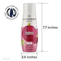 Vista 4 de SodaStream Cranberry Raspberry Zero Calorie, 440ml 4-Pack