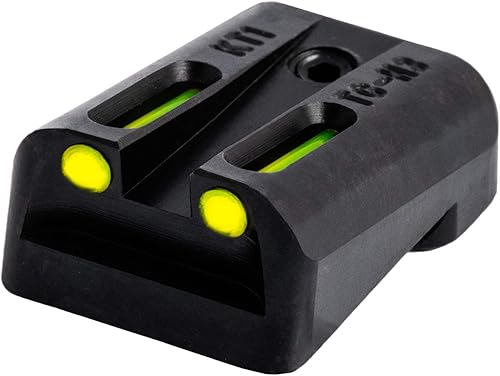 Miniatura 3 de Truglo TFO Tritio y mira de fibra óptica duradera resistente a los enganches, visión nocturna brillante, compatible con modelos Kimber 1911 con mira