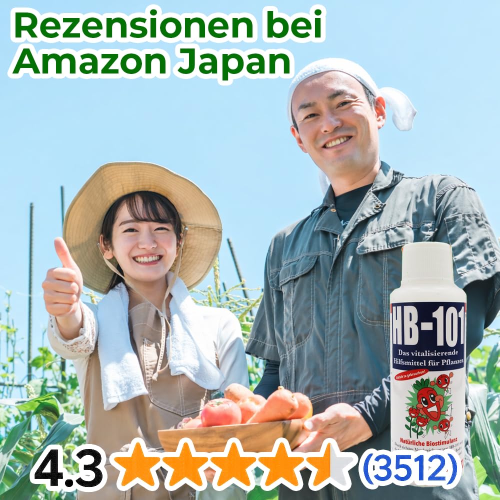 HB-101 Naturalny biostymulant (50 ml) – Rewitalizujące narzędzie dla wszystkich roślin, w 100% naturalne i wolne od chemikaliów