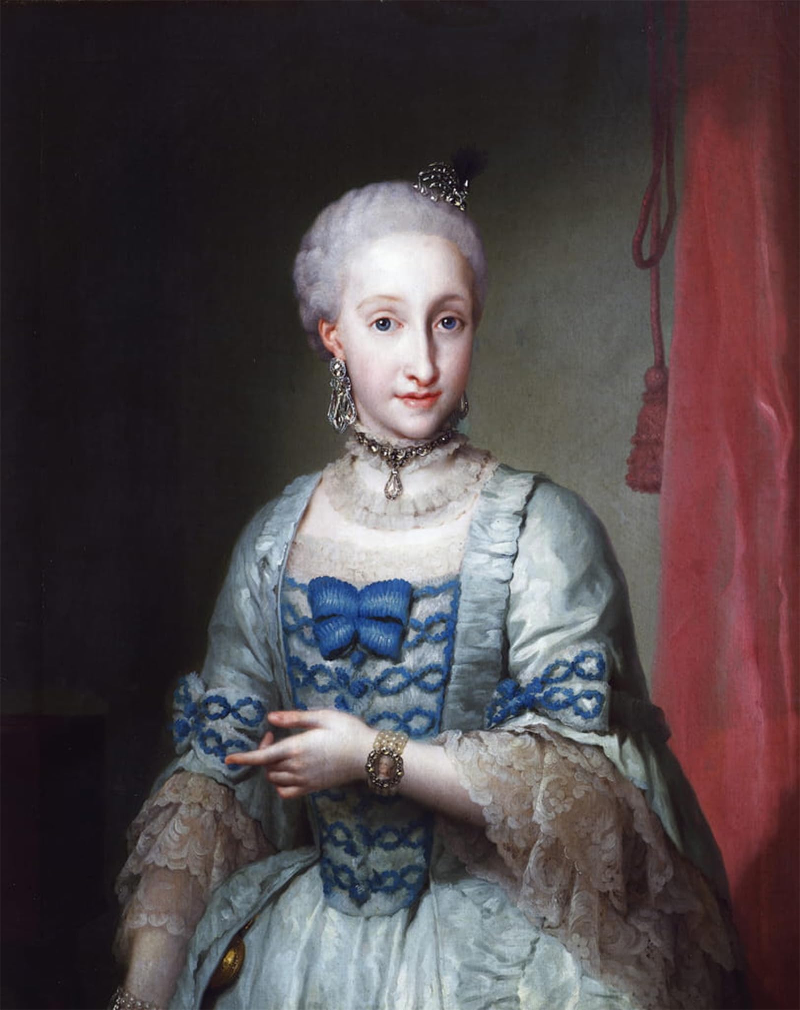 Portrait de l'Infante Maria Josefa Tableaux Toile Déco Murale