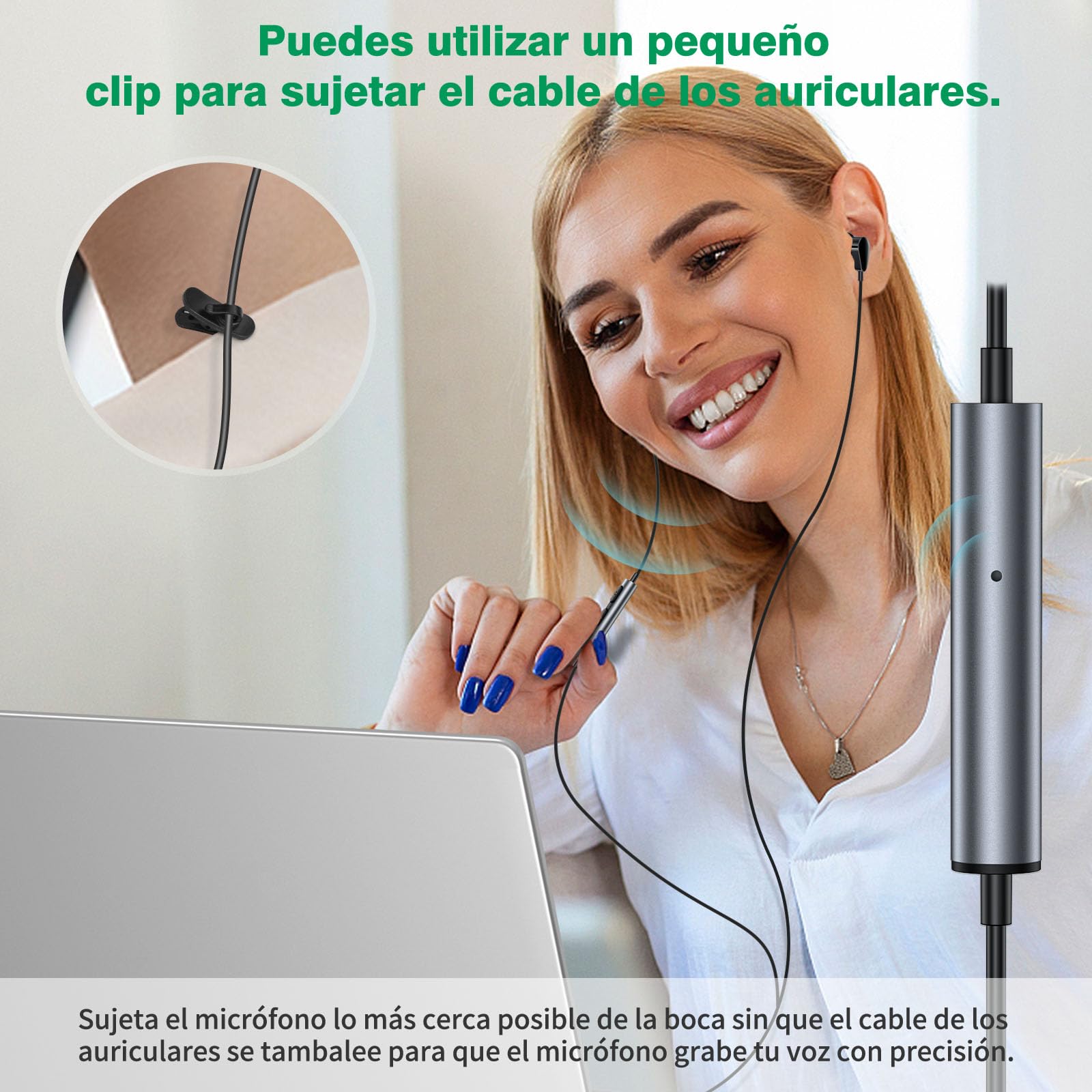 Auriculares PC para Portátil,USB Auriculares con Micrófono Cancelación Ruido Audifonos Gaming PC con Función Silencio Controles Audio Headset para Oficina Transmisión En Vivo PS 4 PS 5 Juegos Ligeros