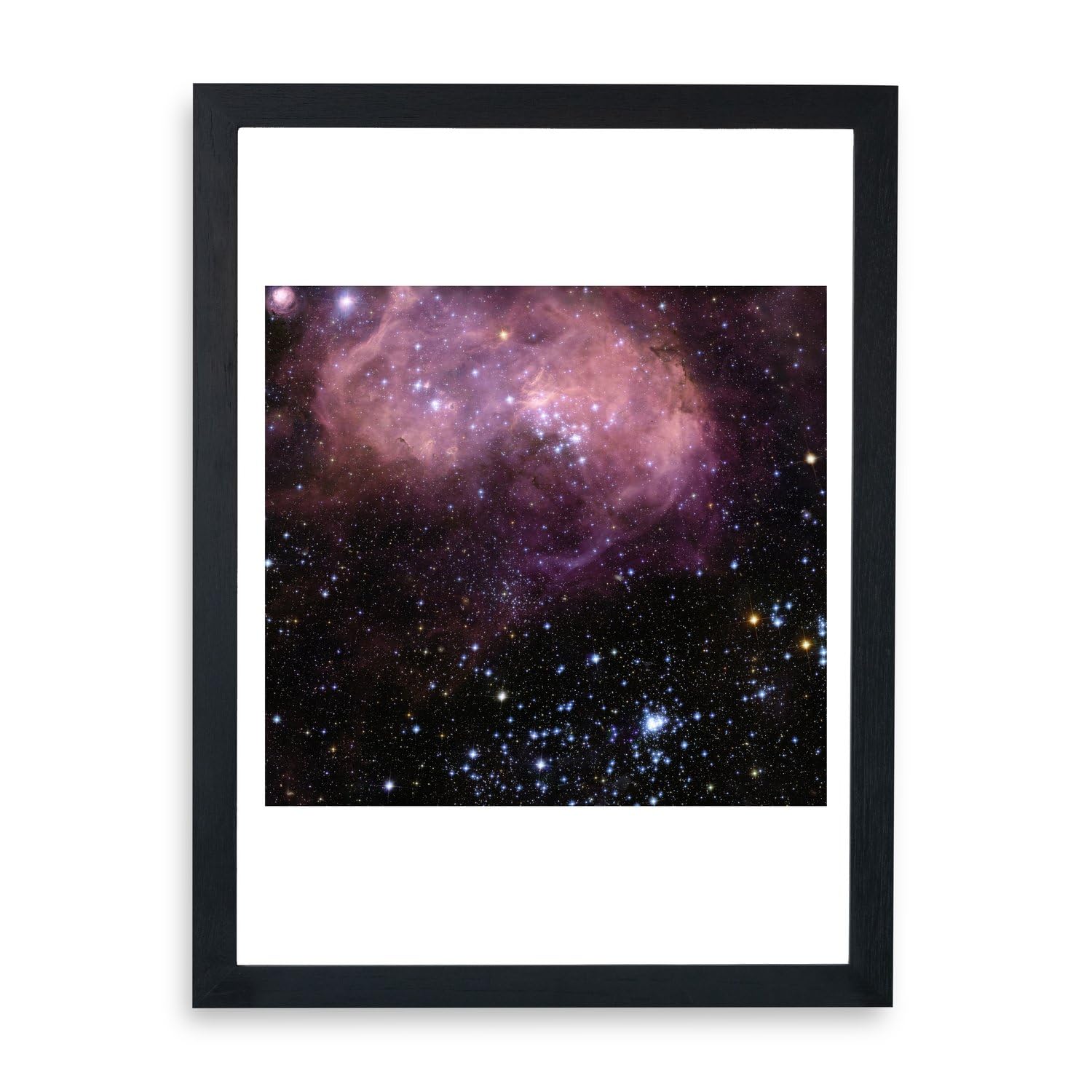 Hubble Télescope affiche encadrée N11 poster mural taille Medium salon