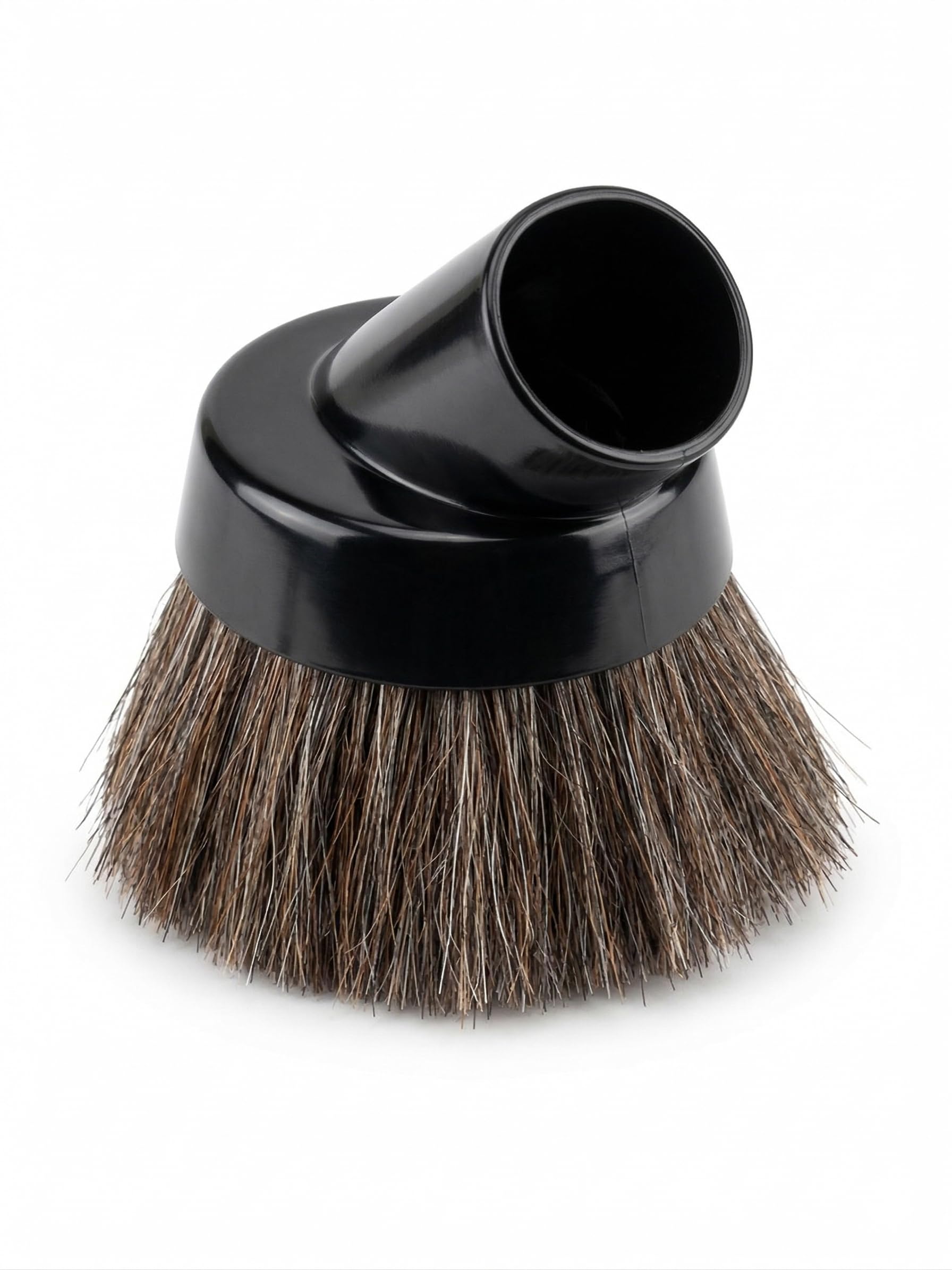 Cepillo de polvo premium con cerdas de crin de caballo naturales