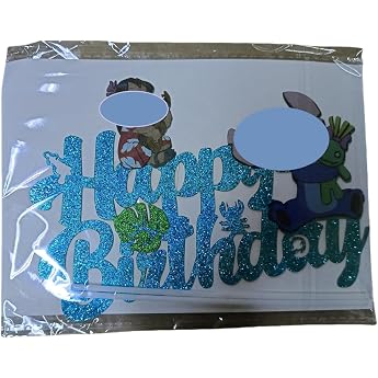 Children's Cake Decoration 25 Pieces Birthday Cake Decoration Blue Cake Decoration Birthday Cake Topper Cake Topper for Boys and Girls