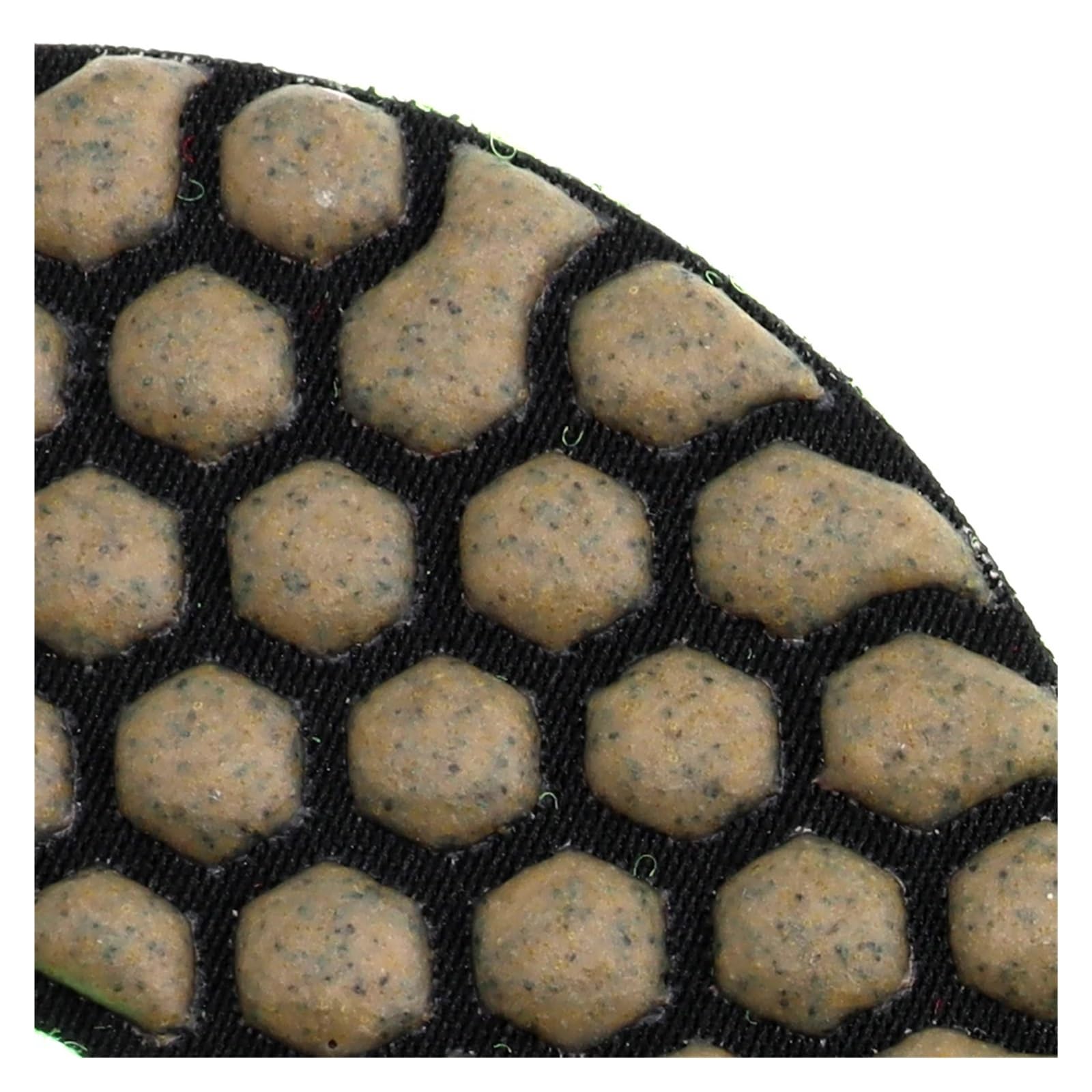 Lot de 7 disques de polissage à sec de 100 mm (4 pouces) for le ponçage flexible des sols en granit, marbre et béton.(MIX 7 GRITS)